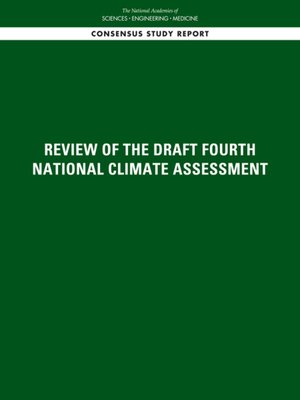 cover image of Review of the Draft Fourth National Climate Assessment